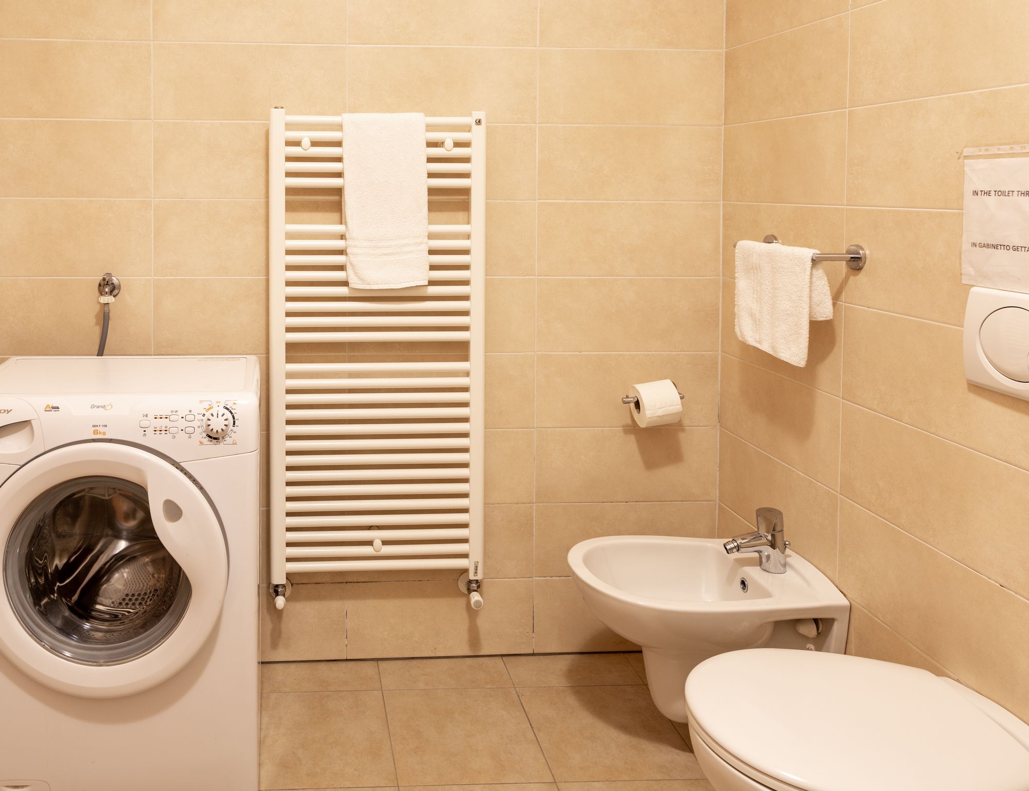 bagno cieco lavatrice